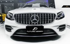 画像5: BENZ メルセデス・ベンツ E-Class W238 C238 クーペ AMGフロントバンパー用カナード 本物DryCarbon ドライカーボン (5)