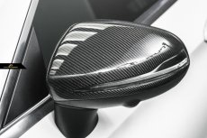 画像2: BENZ メルセデス・ベンツ Cクラス W205セダン C205クーペ S205ワゴン 専用 ドアミラー カバー Carbon カーボン (2)