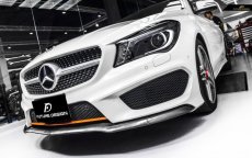 画像3: BENZ メルセデス・ベンツ CLAクラス W117 フロント用リップスポイラー 本物DryCarbon ドライカーボン (3)