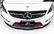 画像1: BENZ メルセデス・ベンツ CLAクラス W117 CLA45 フロント用リップスポイラー 本物DryCarbon ドライカーボン (1)