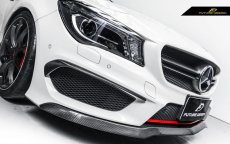 画像4: BENZ メルセデス・ベンツ CLAクラス W117 CLA45 フロント用リップスポイラー 本物DryCarbon ドライカーボン (4)