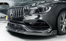 画像4: BENZ メルセデス・ベンツ CLA-Class W117 LCI 後期 フロントバンパー用リップスポイラー 本物DryCarbon ドライカーボン (4)