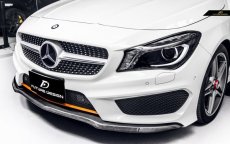 画像4: BENZ メルセデス・ベンツ CLAクラス W117 フロント用リップスポイラー 本物DryCarbon ドライカーボン (4)