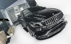 画像3: BENZ メルセデス・ベンツ CLA-Class W117 LCI 後期 フロントバンパー用リップスポイラー 本物DryCarbon ドライカーボン (3)