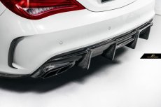 画像3: BENZ メルセデス・ベンツ CLAクラスW117 リアバンパー用カナード スプリッター 本物DryCarbon ドライカーボン (3)