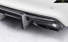 画像4: BENZ メルセデス・ベンツ CLAクラスW117 AMGリアバンパー用ディフューザー スポイラー 本物DryCarbon ドライカーボン (4)