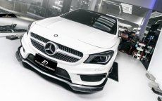 画像2: BENZ メルセデス・ベンツ CLA W117 C117 前期車 AMGバンパー用フロントカナード 6点セット (2)