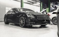 画像5: BENZ メルセデス・ベンツ W218 CLSクラス 前期用 AMGパナメリカーナグリル GTR タイプ メッキクローム (5)