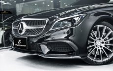 画像9: BENZ メルセデス・ベンツ CLS W218 LCI 後期車 フロントバンパー用カナード 本物Dry Carbon ドライカーボン (9)