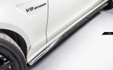 画像3: BENZ メルセデス・ベンツ CLSクラス W218 前期車 LCI AMGバンパー 用サイドステップ スポイラー 本物DryCarbon  ドライカーボン (3)
