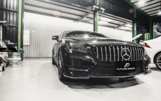 画像6: BENZ メルセデス・ベンツ W218 CLSクラス 前期用 AMGパナメリカーナグリル GTR タイプ メッキクローム (6)