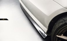 画像7: BENZ メルセデス・ベンツ CLS W218 AMGリアバンパー 用カナード スポイラー 本物DryCarbon ドライカーボン (7)