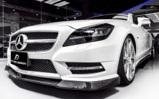 画像3: BENZ メルセデス・ベンツ CLS W218 前期車 AMGフロントバンパー用 カーボンリップスポイラー 本物Dry Carbon ドライカーボン (3)