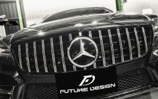 画像1: BENZ メルセデス・ベンツ W218 CLSクラス 前期用 AMGパナメリカーナグリル GTR タイプ メッキクローム (1)