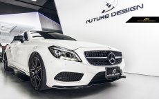 画像4: BENZ メルセデス・ベンツ CLSクラス W218 後期車 LCI AMGバンパー 用サイドステップ スポイラー 本物DryCarbon  ドライカーボン (4)