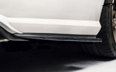 画像8: BENZ メルセデス・ベンツ CLS W218 AMGリアバンパー 用カナード スポイラー 本物DryCarbon ドライカーボン (8)