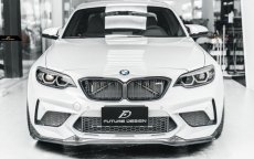 画像2: BMW F87 M2 competition フロントバンパー用リップスポイラー FD2 本物DryCarbon ドライカーボン  (2)