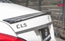 画像5: BENZ メルセデス・ベンツ CLS W218 トランク用 カーボン リアスポイラー 本物DryCarbon ドライカーボン (5)