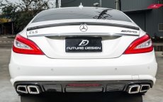 画像7: BENZ メルセデス・ベンツ CLS W218 トランク用 カーボン リアスポイラー 本物DryCarbon ドライカーボン (7)