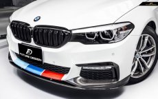 画像3: BMW G30 セダン G31 ツーリング フロント用艶ありブラックキドニーグリル センターグリル (3)