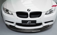 画像6: BMW 3シリーズ E90 E92 E93 M3フロント用カーボン リップスポイラー DryCarbon ドライカーボン (6)