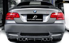 画像2: BMW 3シリーズ E92 E93 M3専用 リア ディフューザー 本物Drycarbon ドライカーボン (2)