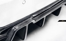 画像2: BMW 5シリーズ G30 G31 Mスポーツ リアバンパー用ディフューザー 本物DryCarbon ドライカーボン (2)