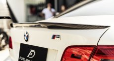 画像2: BMW 3シリーズ E92 M3 トランク用リアスポイラー 本物DryCarbon ドライカーボン (2)