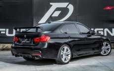 画像4: BMW 3シリーズ F30 セダン Mスポーツ用 サイドステップ 本物DryCarbon ドライカーボン (4)