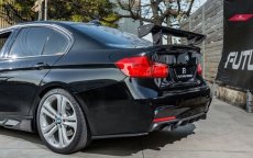 画像6: BMW 3シリーズ F30 セダン トランク用 GTS リアウィング 本物DryCarbon ドライカーボン (6)