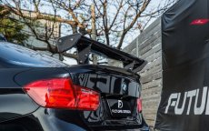 画像5: BMW 3シリーズ F30 セダン トランク用 GTS リアウィング 本物DryCarbon ドライカーボン (5)