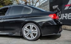 画像2: BMW 3シリーズ F30 セダン Mスポーツ用 サイドステップ 本物DryCarbon ドライカーボン (2)