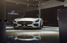 画像5: BENZ メルセデス・ベンツ C190 AMG GT GT S フロント用リップスポイラー 本物Dry Carbon ドライカーボン (5)