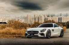 画像9: BENZ メルセデス・ベンツ GT AMG C190 サイドステップ スカート GTS 本物DryCarbon ドライカーボン (9)