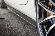 画像3: BENZ メルセデス・ベンツ GT AMG C190 サイドステップ スカート GTS 本物DryCarbon ドライカーボン (3)