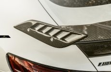 画像6: BENZ メルセデス・ベンツ C190 AMG GT GT S トランク用リアウィングー 本物Dry Carbon ドライカーボン (6)