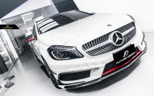 BENZ メルセデス・ベンツ A-Class W176 フロントバンパー用 カナード