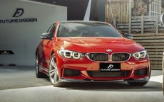 画像2: BMW F32 F33 F36 M4ルック フロント用 メッキ キドニーグリル センターグリル (2)