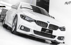 画像2: BMW 4シリーズ F32 F33 F36 Mスポーツ フロントバンパー用カーボン リップスポイラー 本物DryCarbon ドライカーボン (2)