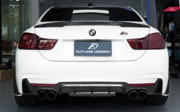 BMW 4シリーズ F32 クーペ トランク用カーボン リアスポイラー 本物