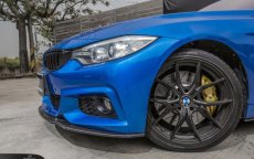 画像9: BMW 4シリーズ F32 F33 F36 Mスポーツ フロントバンパー用カーボン リップスポイラー 本物DryCarbon ドライカーボン (9)