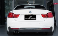 画像7: BMW 4シリーズ F32 クーペ トランク用 リアスポイラー 本物DryCarbon ドライカーボン (7)