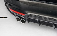 画像5: BMW 4シリーズ F32 F33 F36 Mスポーツ リアバンパー用カーボン ディフューザー 本物DryCarbon ドライカーボン (5)