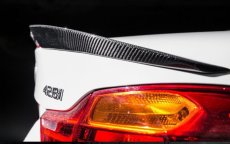 画像8: BMW 4シリーズ F33 カブリオレ トランク用カーボン リアスポイラー 本物DryCarbon ドライカーボン (8)