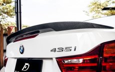 画像1: BMW 4シリーズ F33 カブリオレ F83 M4 トランク用リアスポイラー リアウィング 本物DryCarbon ドライカーボン (1)