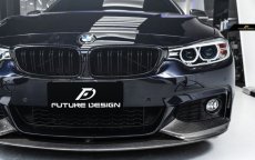 画像4: BMW F32 F33 F36 フロント用艶ありブラック キドニーグリル センターグリル (4)