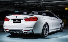 画像3: BMW 4シリーズ F33 カブリオレ トランク用カーボン リアスポイラー 本物DryCarbon ドライカーボン (3)