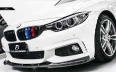 画像6: BMW 4シリーズ F32 F33 F36 フロント用 青紺赤 艶ありブラックキドニーグリル センターグリル (6)