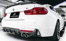 画像3: BMW 4シリーズ F36 グランクーペ トランク用リアスポイラー 本物DryCarbon ドライカーボン (3)