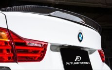 画像6: BMW 4シリーズ F36 グランクーペ トランク用リアスポイラー 本物DryCarbon ドライカーボン (6)